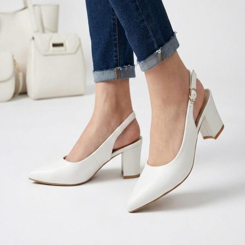 Heels Slingback Leather