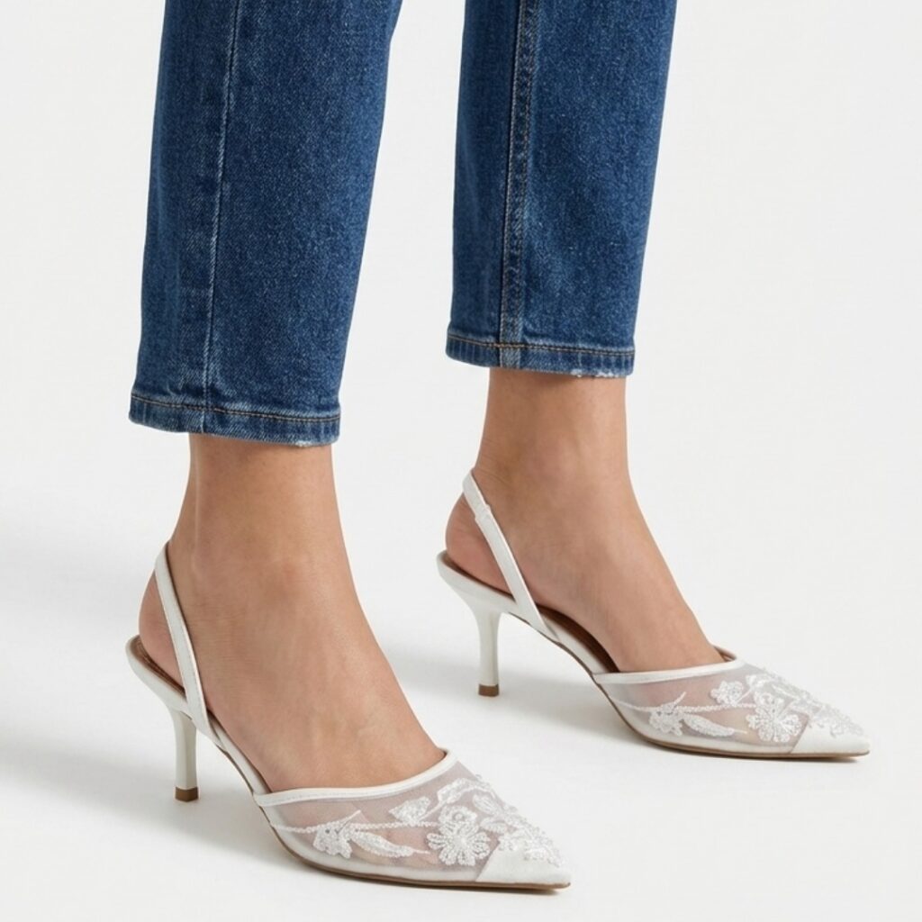 Heels Slingback Leather