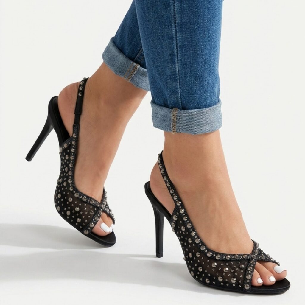 Heels Slingback Leather